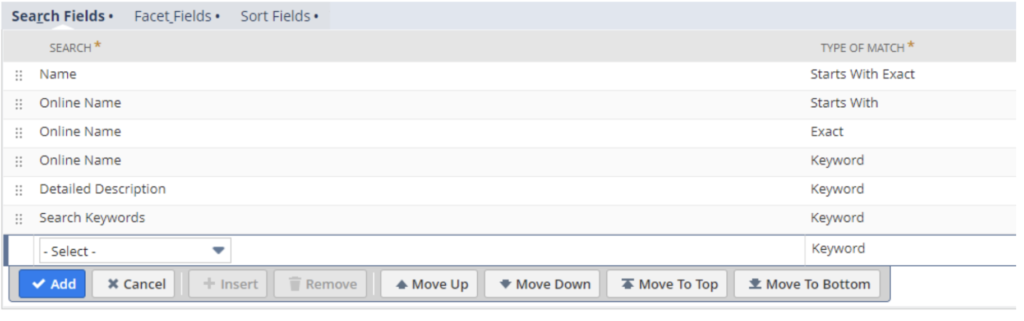 SuiteCommerce NetSuite item search