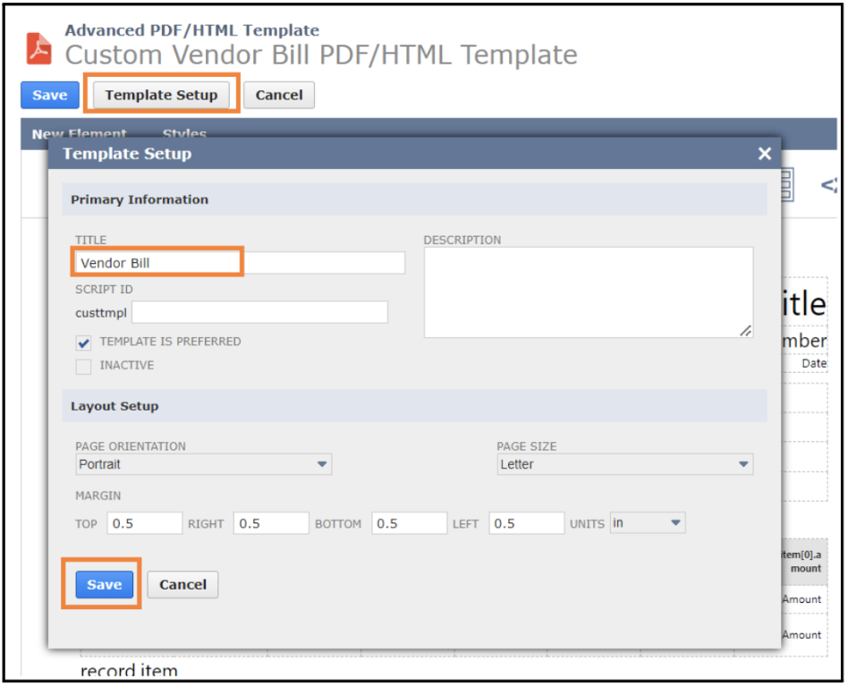 netsuite advanced pdf template