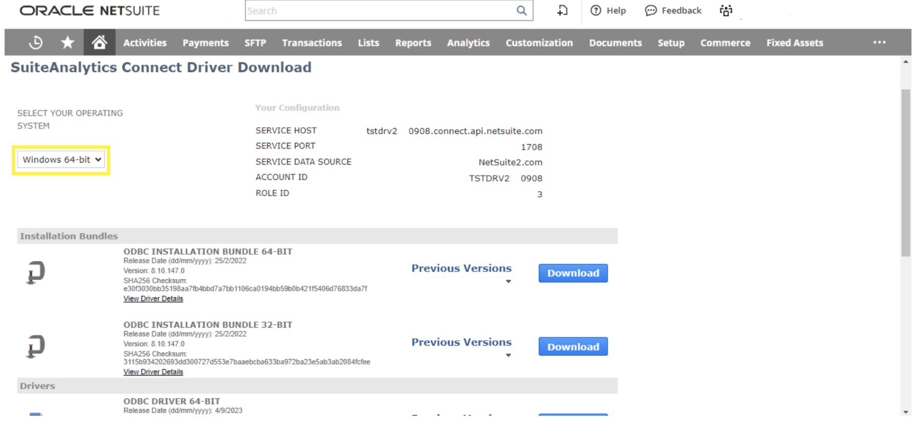 NetSuite Boomi database query