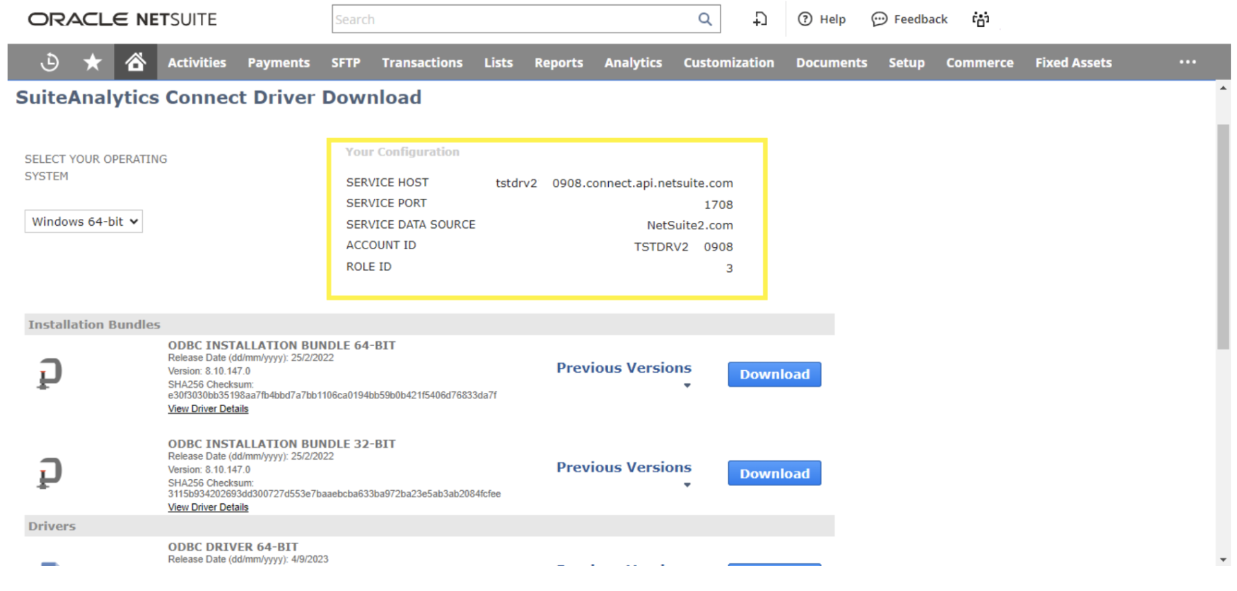 NetSuite Boomi database query